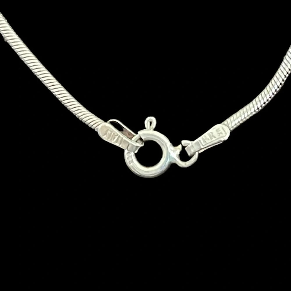 Vintage Pr Exports Italian Modernist 925 Sterling Necklace